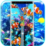 aquarium lock screen android application logo